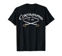 Contraband - Pirate - Crossed Swords Logo Maglietta