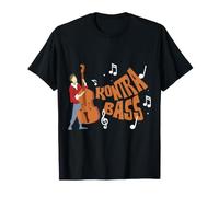 Contrabbasso Bassista Basso ad Arco - Jazz Orchestra Maglietta