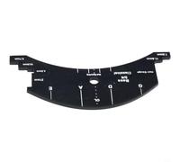 Contrabbasso per ponte Righello Full Size Liutaio Strumento Contrabbasso | Ideale per violoncello 3/4, per il posizionamento del ponte, raschiare la tastiera, marcature di facile lettura
