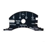Contrabbasso per ponte Righello Full Size Liutaio Strumento Contrabbasso | Ideale per violoncello 3/4, per il posizionamento del ponte, raschiare la tastiera, marcature di facile lettura