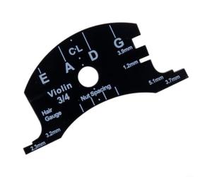 Contrabbasso per ponte Righello Full Size Liutaio Strumento Contrabbasso | Ideale per violoncello 3/4, per il posizionamento del ponte, raschiare la tastiera, marcature di facile lettura