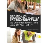 Contractor Education General or Residential Florida Contractor's E (Tascabile)