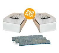 Contrappesi adesivi per equilibratura cerchi in lega auto GRIGI 12x5gr. PZ.200