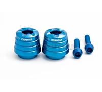 Contrappesi bilancieri manubrio Evotech blu FZ8 2014 2015 2016