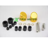 Contrappesi bilancieri stabilizzatori manubrio moto scooter ORO ergal CNC 09