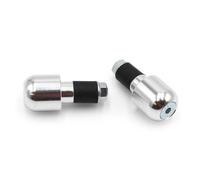 Contrappesi Di Manubrio V Parts Alluminio Ø13 , 5mm Argento per Moto
