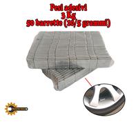 contrappesi in ferro per equilibratrice ruote auto moto. 50 barrette NO PIOMBO