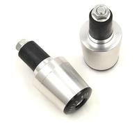Contrappesi Manubrio Bilancieri Moto Per Suzuki Per Intruder 125LC/1400/1500LC VS1400GLP L1500 LS 650 LS650 Per Savage Motocicletta Estremità Manubrio Pesi Bar Accessori(1 Pairs Silver-a)