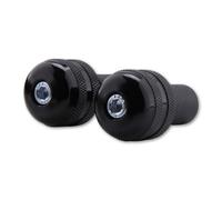 HIGHSIDER smart Handlebar Ends Nero Knurled, Per Manubrio In Acciaio, nero