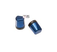 Contrappesi manubrio LOOK blu Ducati SuperSport S 2017-18 CNC Racing CM236L