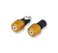 Contrappesi manubrio MINI oro Ducati Hypermotard 1100 EVO 2010-12 CNC Racing