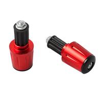 Contrappesi Manubrio Moto da 18mm a 22mm Universale Moto Scooter Rosso