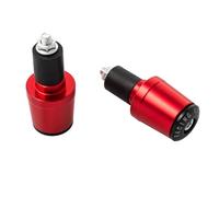 Contrappesi Manubrio Moto da 18mm a 22mm Universale Moto Scooter Rosso