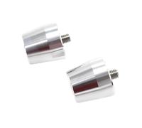 Contrappesi Manubrio Moto Manopole for manubrio for moto, estremità della barra, copri-tappo, accessori for CNC(Silver)