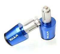 Contrappesi Manubrio Moto Per H┐onda VTR1000F/F┐IRESTORM VTR 1000 F 1998-2005 Spine CNC Moto 7/8 '' 22mm Manubrio Moto Manopole Cap Ends(Blue)