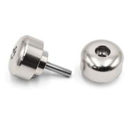 Contrappesi Manubrio Silver Per Yamaha YZF-R6 R6 2006 2007 2008 2009 2010 2011