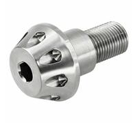 Contrappesi Manubrio V Parts Alluminio YAMAHA Argento Per Moto Ricambi