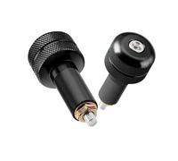 Contrappesi Stabilizzatori Bilancieri Moto Universali Alluminio Nero 13 a 17mm