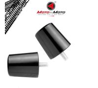 Set Contrappesi Alluminio Piaggio. Nero per Moto Ricambi Ciclomotore