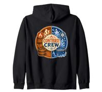 Contrast Crew Sauna Bagno Freddo Alternanza Termica Felpa con Cappuccio