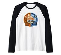 Contrast Crew Sauna Bagno Freddo Alternanza Termica Maglia con Maniche Raglan