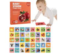 Contrasto elevato per neonato, schede Flash Contrasto stimolazione visiva in bianco e, Attività Apprendimento, Contrasto