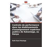 Contrats de performance dans les établissements d'enseignement supérieur publics de Kakamega, au Kenya