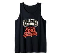Contrattazione collettiva per la festa del lavoro con salsa barbecue extra Canotta
