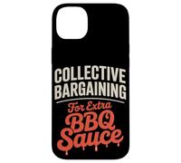 Contrattazione collettiva per la festa del lavoro con salsa barbecue extra Custodia per iPhone 14 Plus