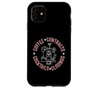 Contratti Caffè Cocktail Chiusure Custodia per iPhone 11