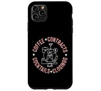 Contratti Caffè Cocktail Chiusure Custodia per iPhone 11 Pro Max