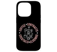Contratti Caffè Cocktail Chiusure Custodia per iPhone 14 Pro