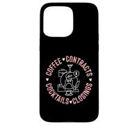 Contratti Caffè Cocktail Chiusure Custodia per iPhone 15 Pro Max