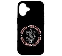 Contratti Caffè Cocktail Chiusure Custodia per iPhone 16