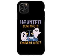 Contratti infestati Eminente scrive spaventoso avvocato Halloween Custodia per iPhone 11 Pro Max