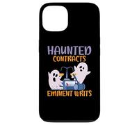 Contratti infestati Eminente scrive spaventoso avvocato Halloween Custodia per iPhone 13