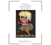 Contratto Cross Stitch Pattern Book, Leonetto Cappiello: Regular and Large Print Cross Stitch Pattern