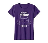 Contratto di Lavoro Maglietta, Donna, Viola, XS