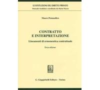 Contratto e interpretazione. Lineamenti di ermeneutica contrattuale