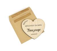 CONTRAXT Regali originali per testimoni di nozze Idea regalo originale "Möchten du mein testimonio sei il mio testimone di nozze dettagli delle spose per i testimoni di nozze (testimoni