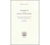 Contributo alla critica di me stesso