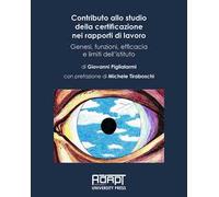 Contributo allo studio della certificazione nei rapporti di lavoro. Genesi, funzioni, efficacia e limiti dell’istituto