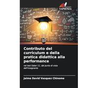 Contributo del curriculum e della pratica didattica alla performance: nei test Saber 11, dal punto di vista dell'insegnante