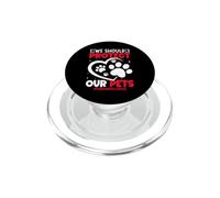 Contro il Maltrattamento degli Animali Design PopSockets PopGrip per MagSafe