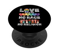 Contro Il Razzismo! Per La Politica Amore Per I Diritti PopSockets PopGrip Adesivo