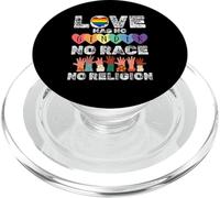 Contro Il Razzismo! Per La Politica Amore Per I Diritti PopSockets PopGrip per MagSafe