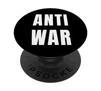 Contro la guerra, niente più guerre, pace sul pianeta Terra PopSockets PopGrip Adesivo