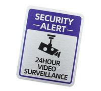 Contro lo sbiadimento segnale di avvertimento di sicurezza sottile sostanza di alluminio adatto per 24 ore di osservazione luoghi zona industriale bordo di avvertimento