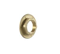 Controdado con battuta 3/4" ottone giallo Cromo