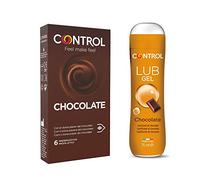Control Chocolate Mix Cofanetto Preservativi e Gel Lubrificante all'Aroma di Cioccolato